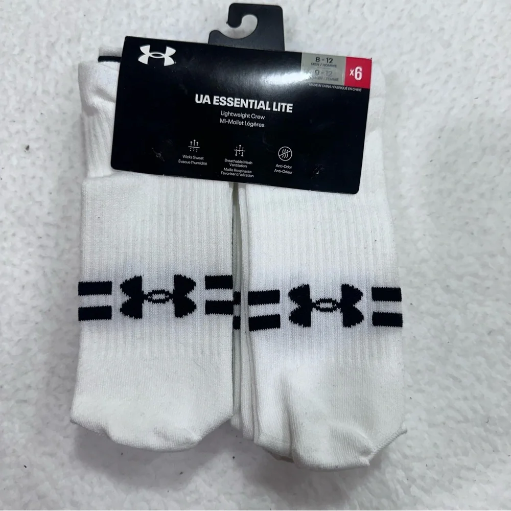 White Under Armour Socks
